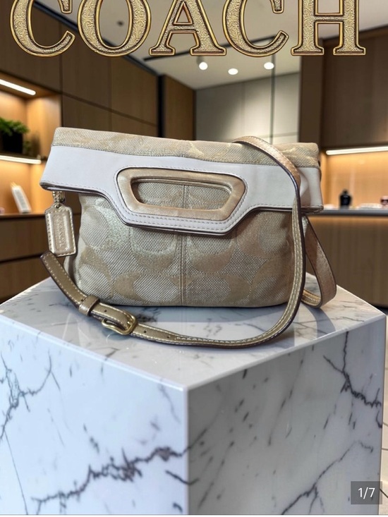 Coach Handbags - RARE COACH Bonnie Cashin EUC Condition Leather Trim 3 Way Bag